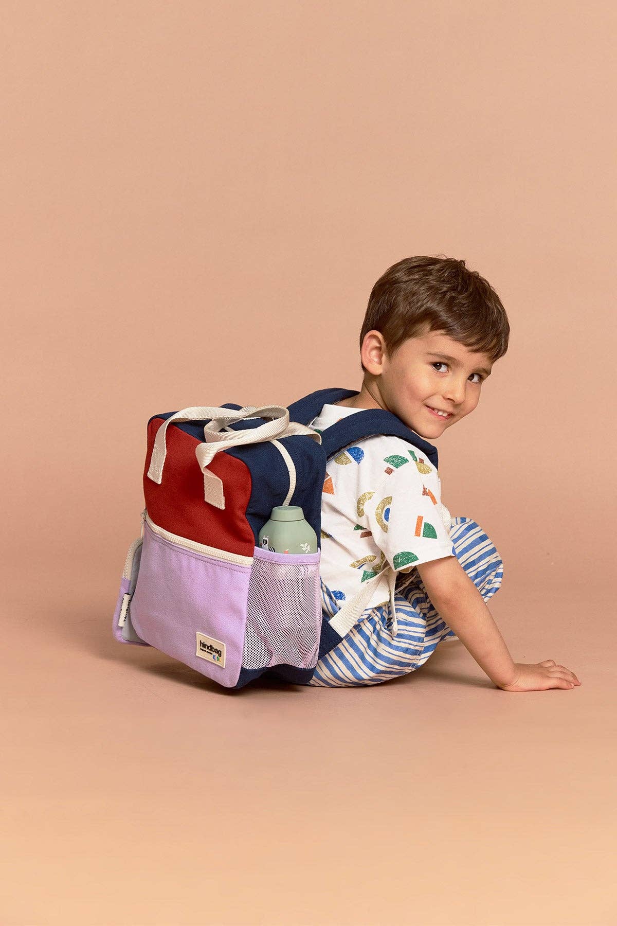 Arthur Rucksack Tricolor Terrakotta