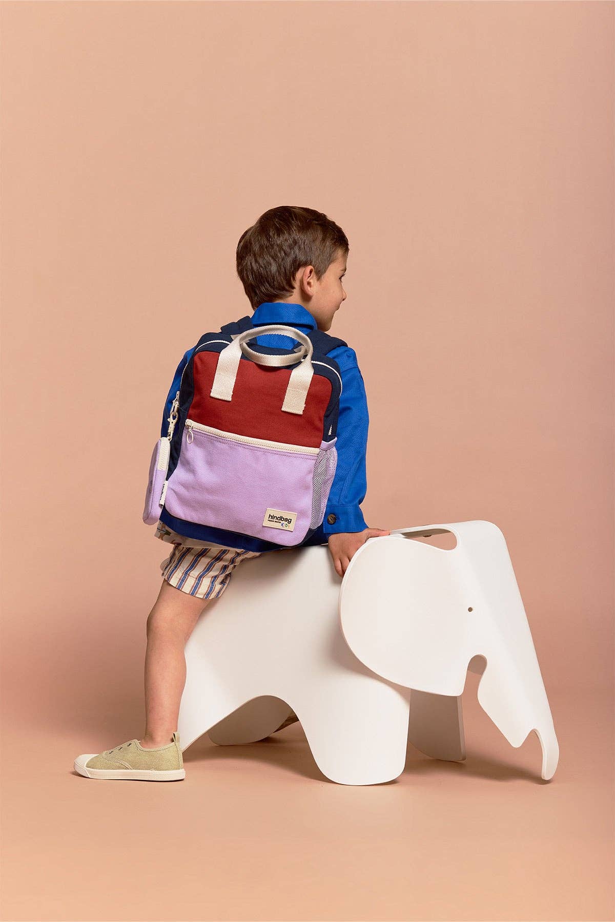 Arthur Rucksack Tricolor Terrakotta