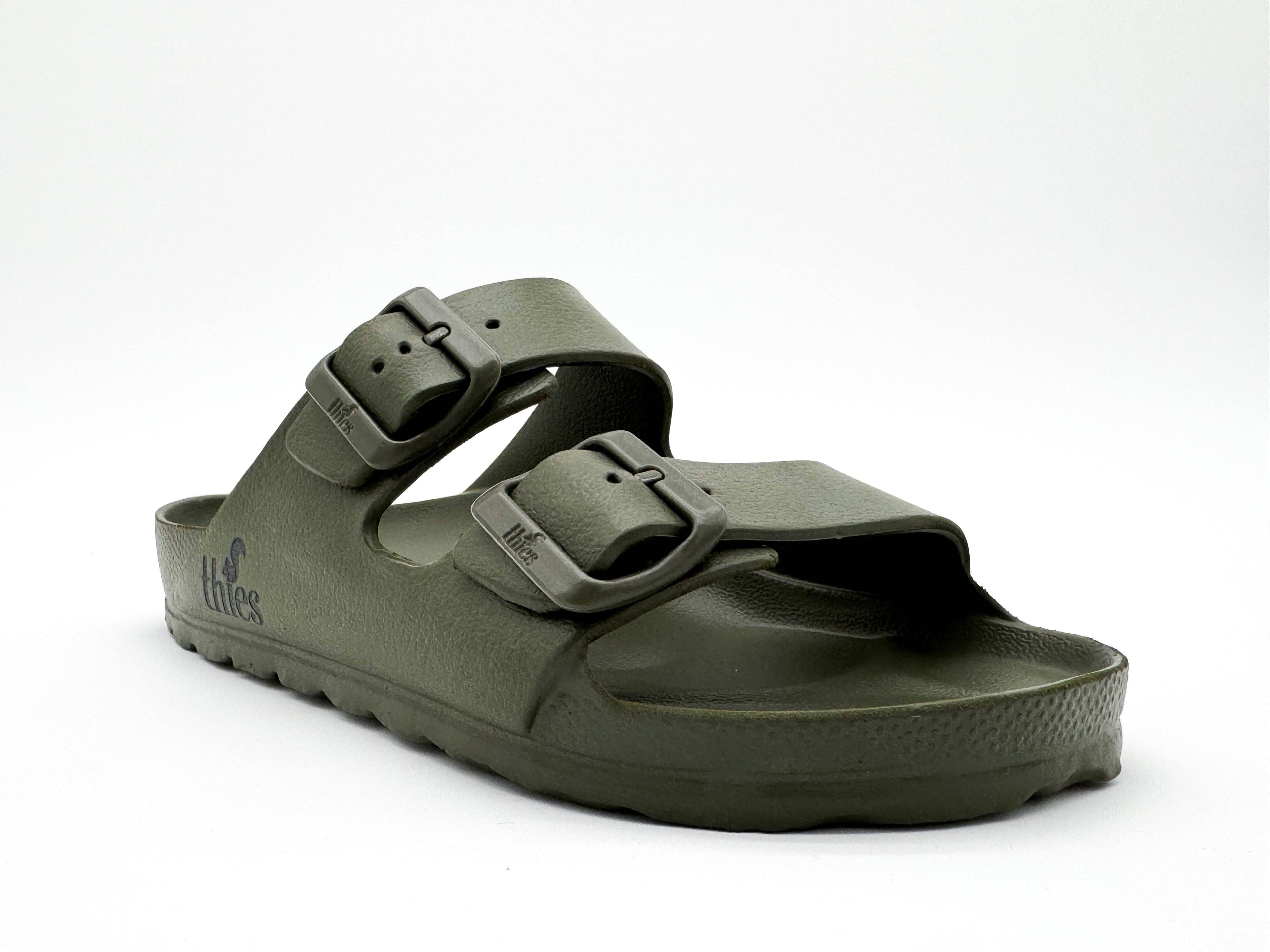 Thies 1856 ® Ecofoam Sandalen Vegan Olive