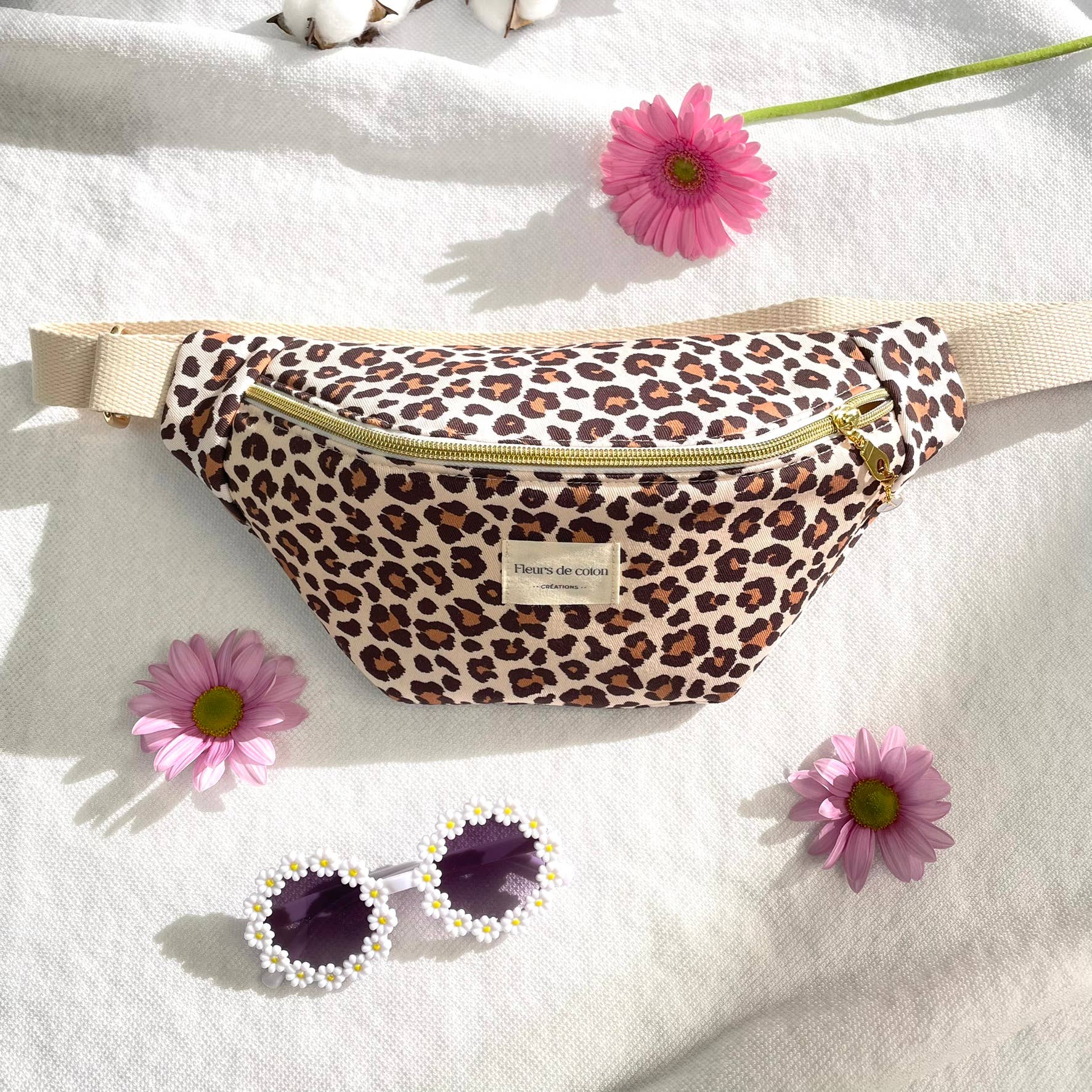 Gürteltasche mit Leopardenmuster
