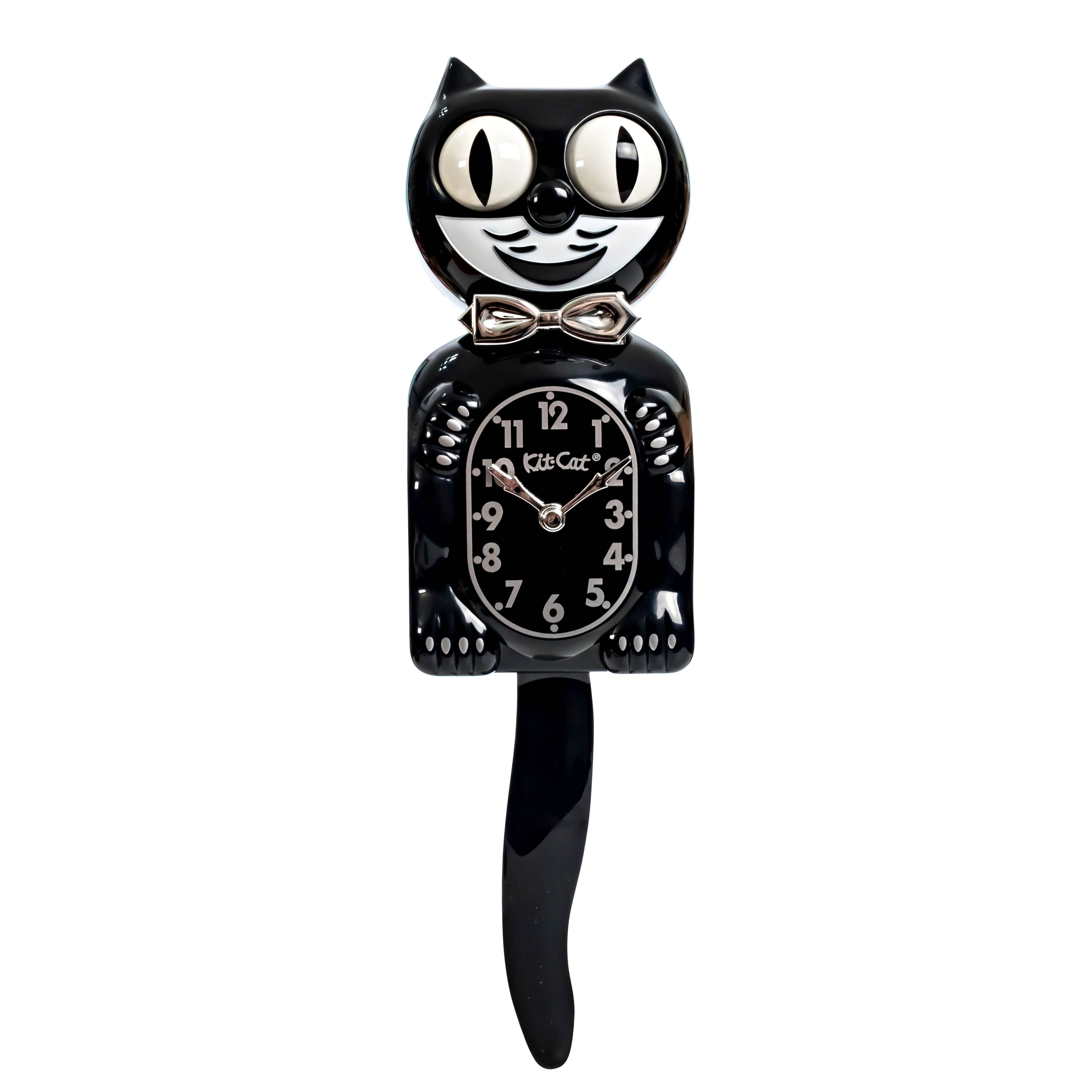 Kit-Cat Klock Retro Edition in Schwarz