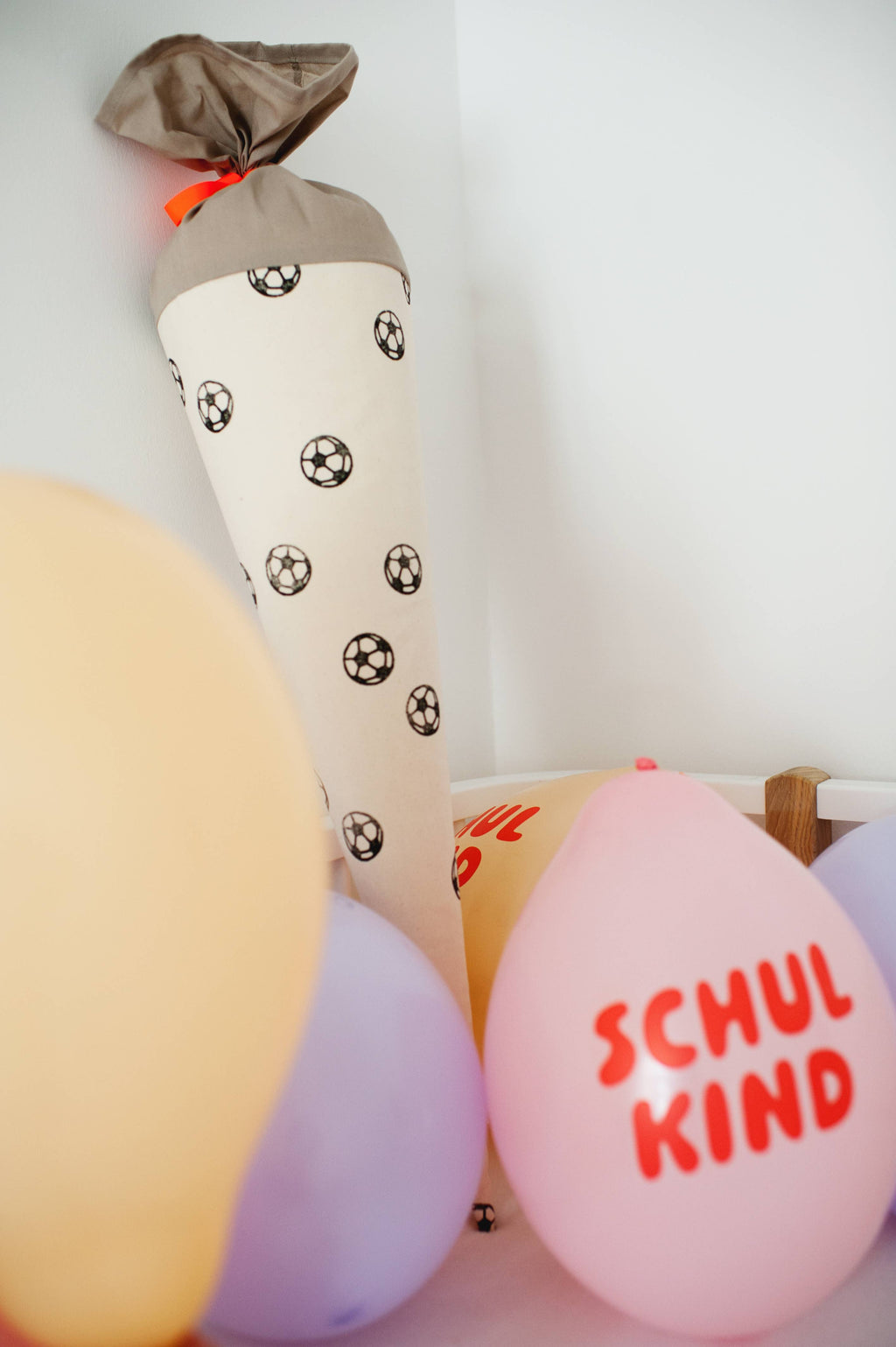 Schulkind Luftballon 6er Set | roas-Mix | 5 Stück