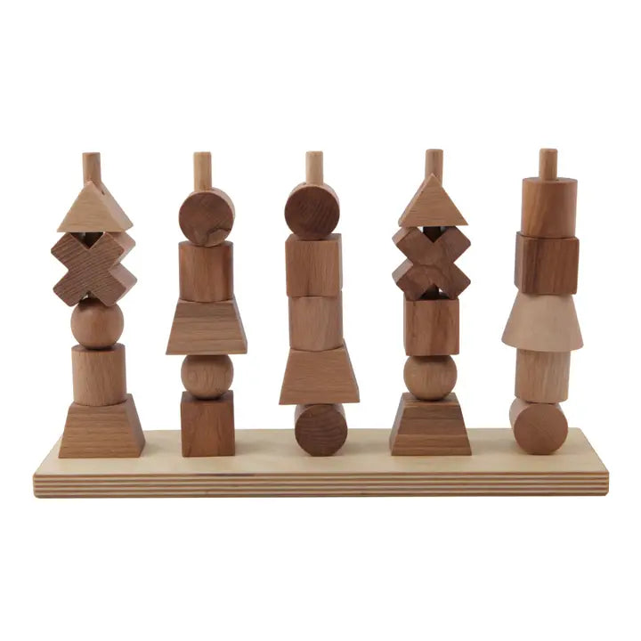 Montessori Steckspielzeug Natur