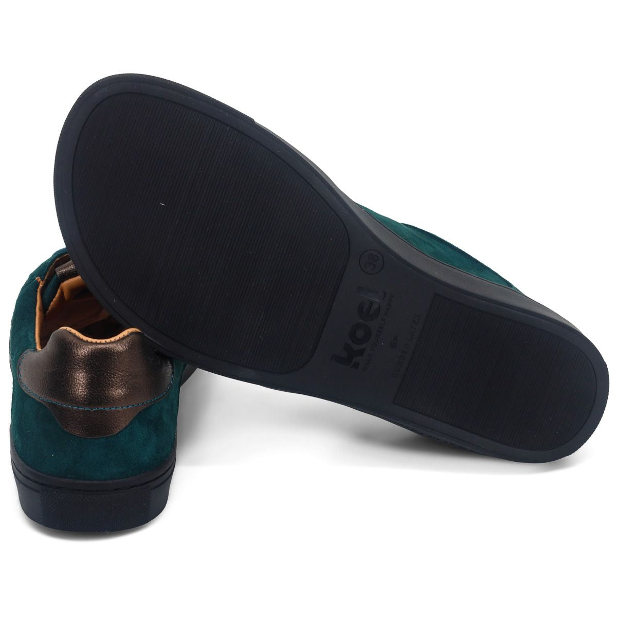 KOEL Helena Suede petrol