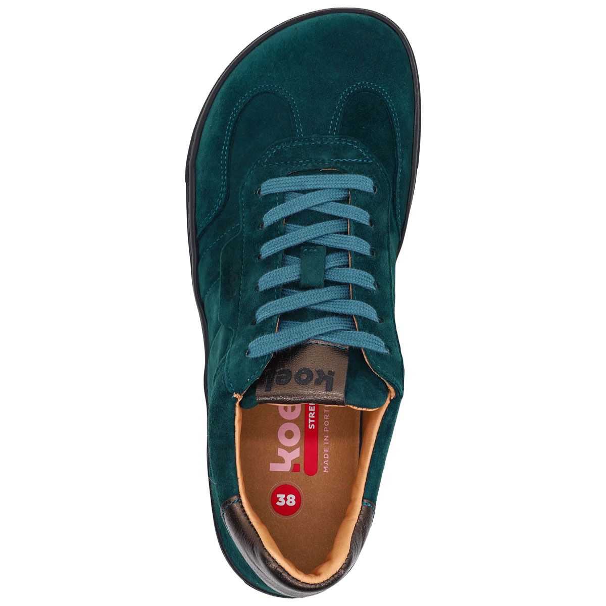 KOEL Helena Suede petrol